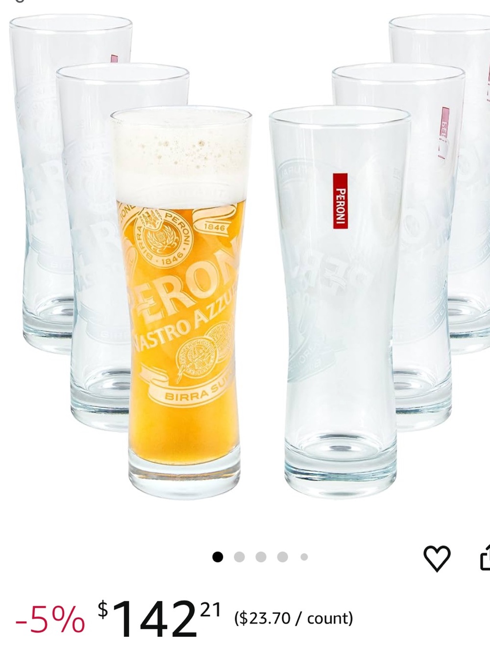 Peroni Nastro Azzurro Set of 12
Beer 0.5
